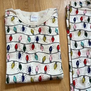 Hanna Andersson holiday pajamas kids size 15